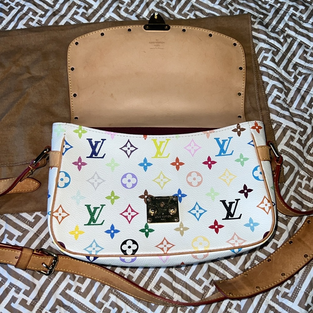 Murakami Louis Vuitton Multicolor Monogram Bag solonge - Picture 5 of 14